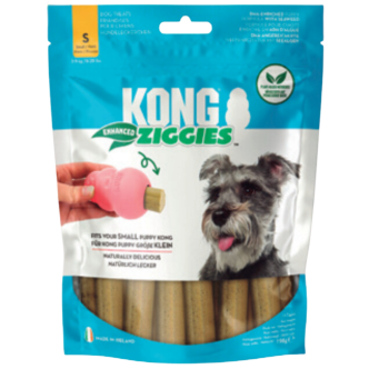 Bâtonnets à mâcher ziggies puppy Kong (S) 198gr pour chien et chat