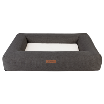 Lit Anicool Bali Scandi déhoussable orthopédique anthracite 80cm