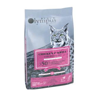 Black Olympus croquettes pour chaton et chat poulet 8kg