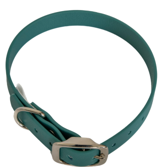 Collier en biothane Pitchou vert chasseur taille S (16mm)