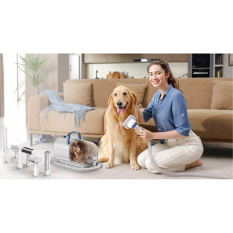 Station de toilettage avec pulseur 7en1 V2 pour chien et chat