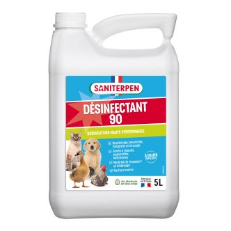 Désinfectant 90 Saniterpen (5L) pour chien et chat