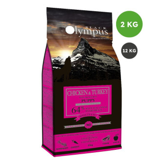Black Olympus croquettes pour chiot poulet et riz 2kg