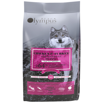 Black Olympus croquettes pour chiot poulet et riz 12kg