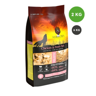 Ambrosia croquettes pour chiot poulet et poisson 2kg