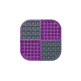 Gamelle à lécher Lickimat Slomo violette pour chat