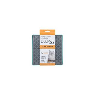Gamelle à lécher Lickimat Buddy Tuff turquoise pour chat
