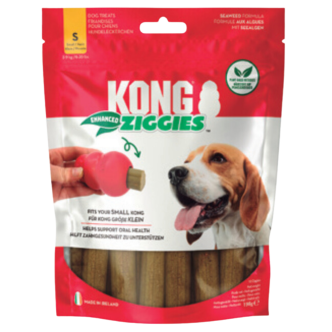 Bâtonnets à mâcher ziggies Kong (S) 198gr pour chien et chat
